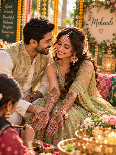 Mehendi ceremony